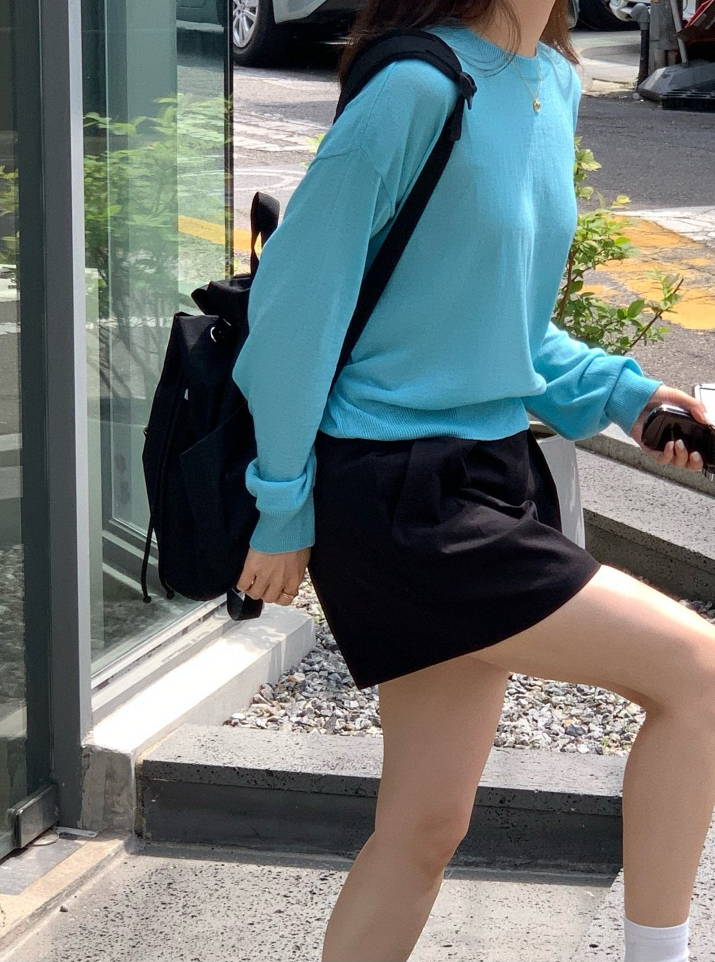 Linen Knit Top