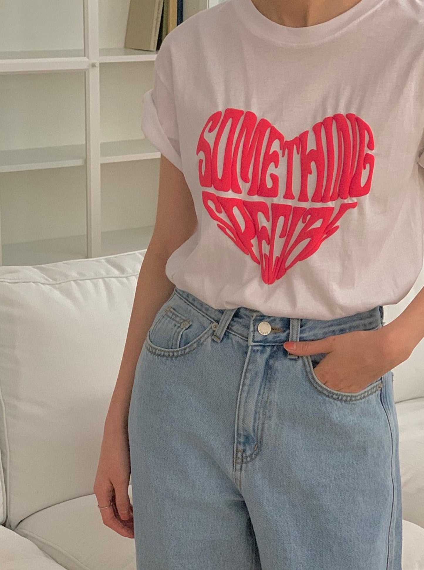 3D Puff Letter Tee