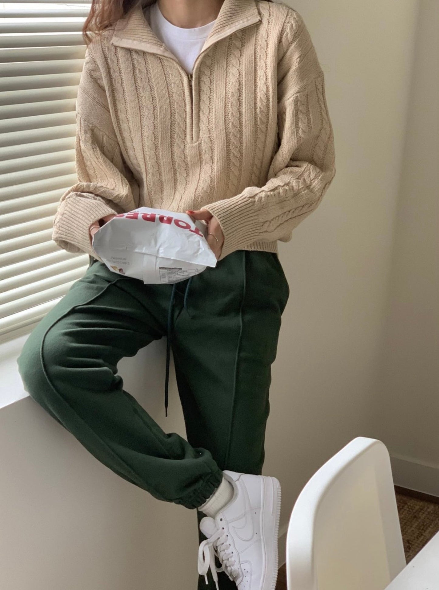 Cabel Half Zip Sweater