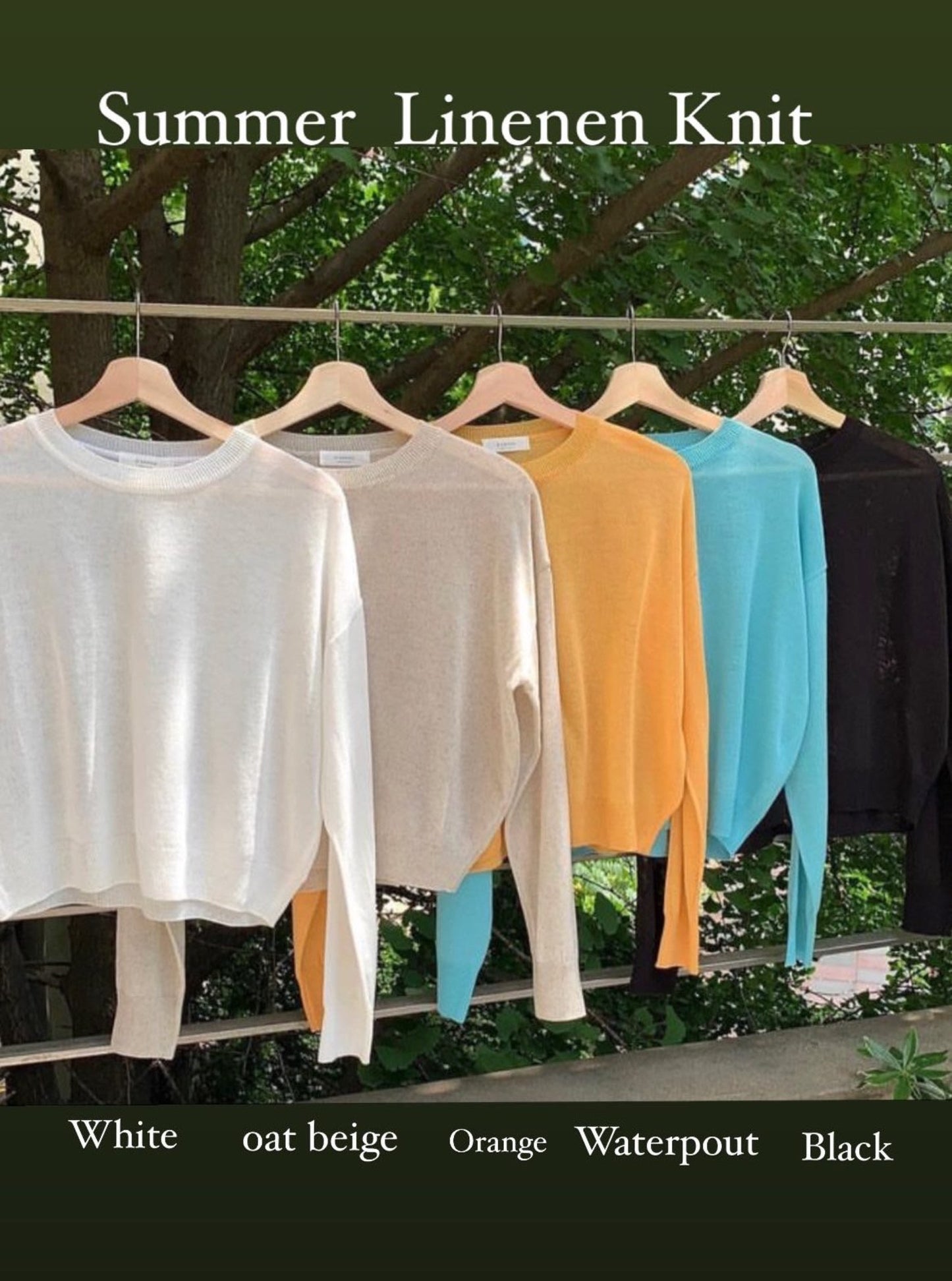 Linen Knit Top