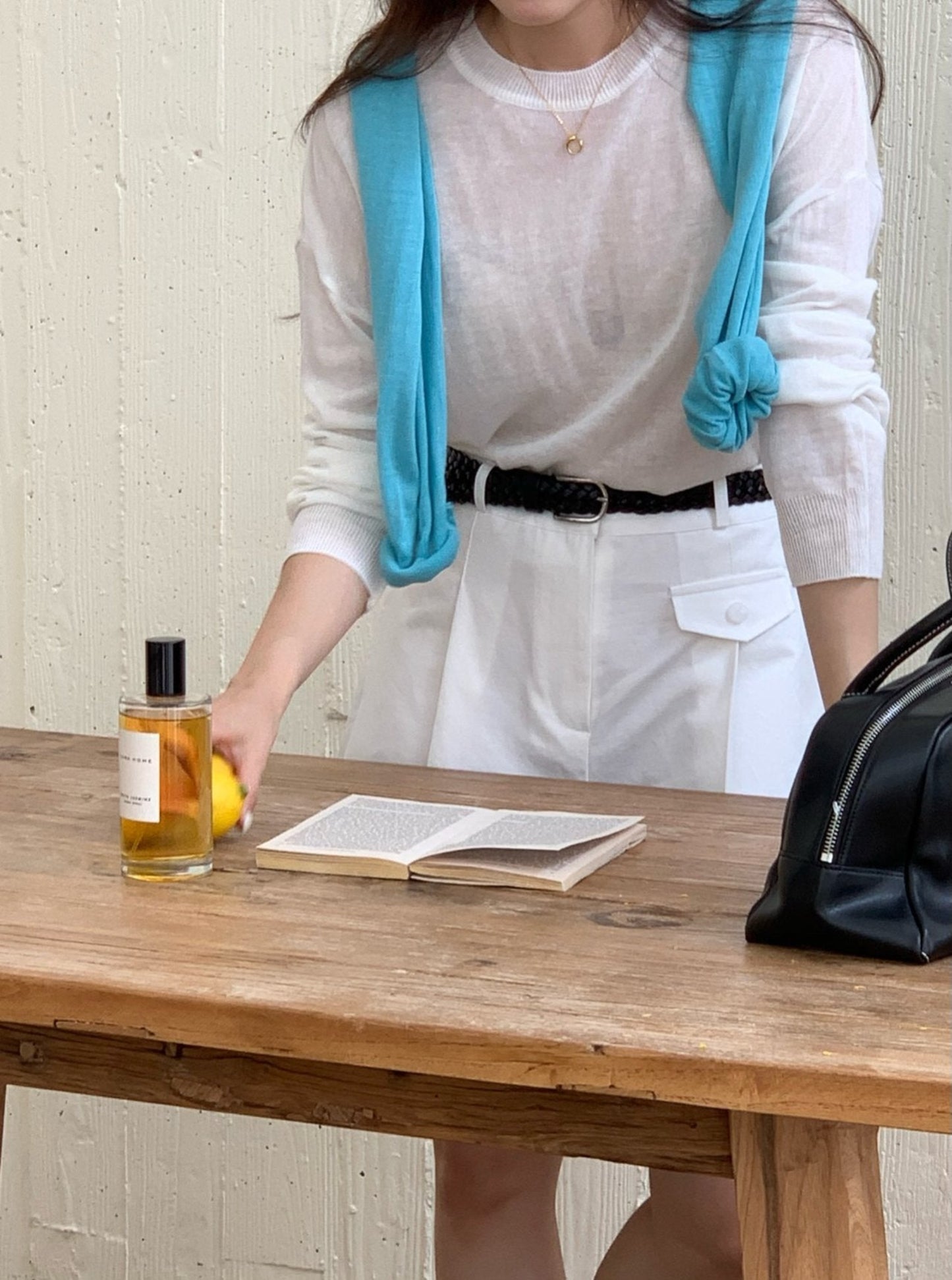 Linen Knit Top