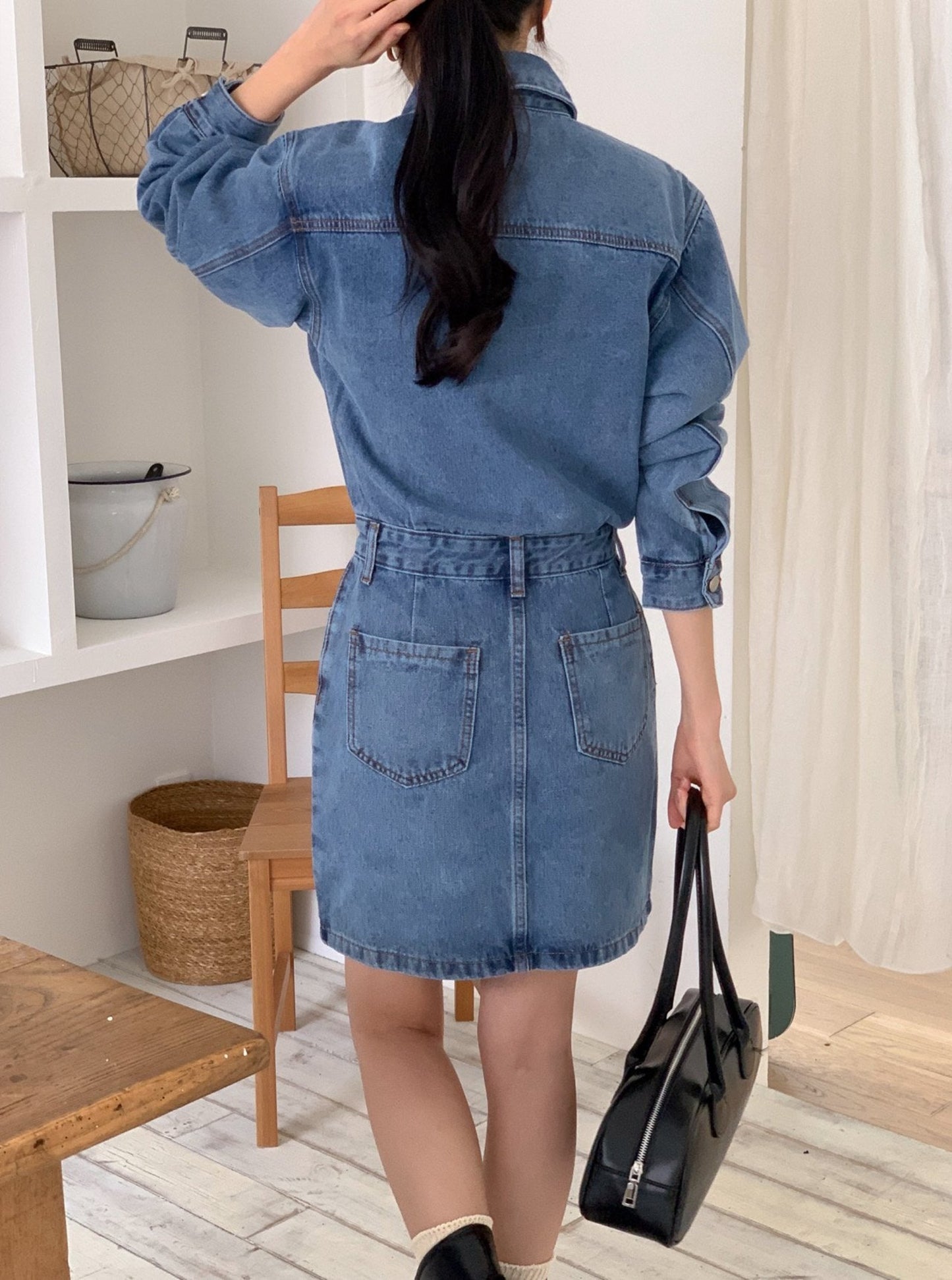 Denim Shirt Dress