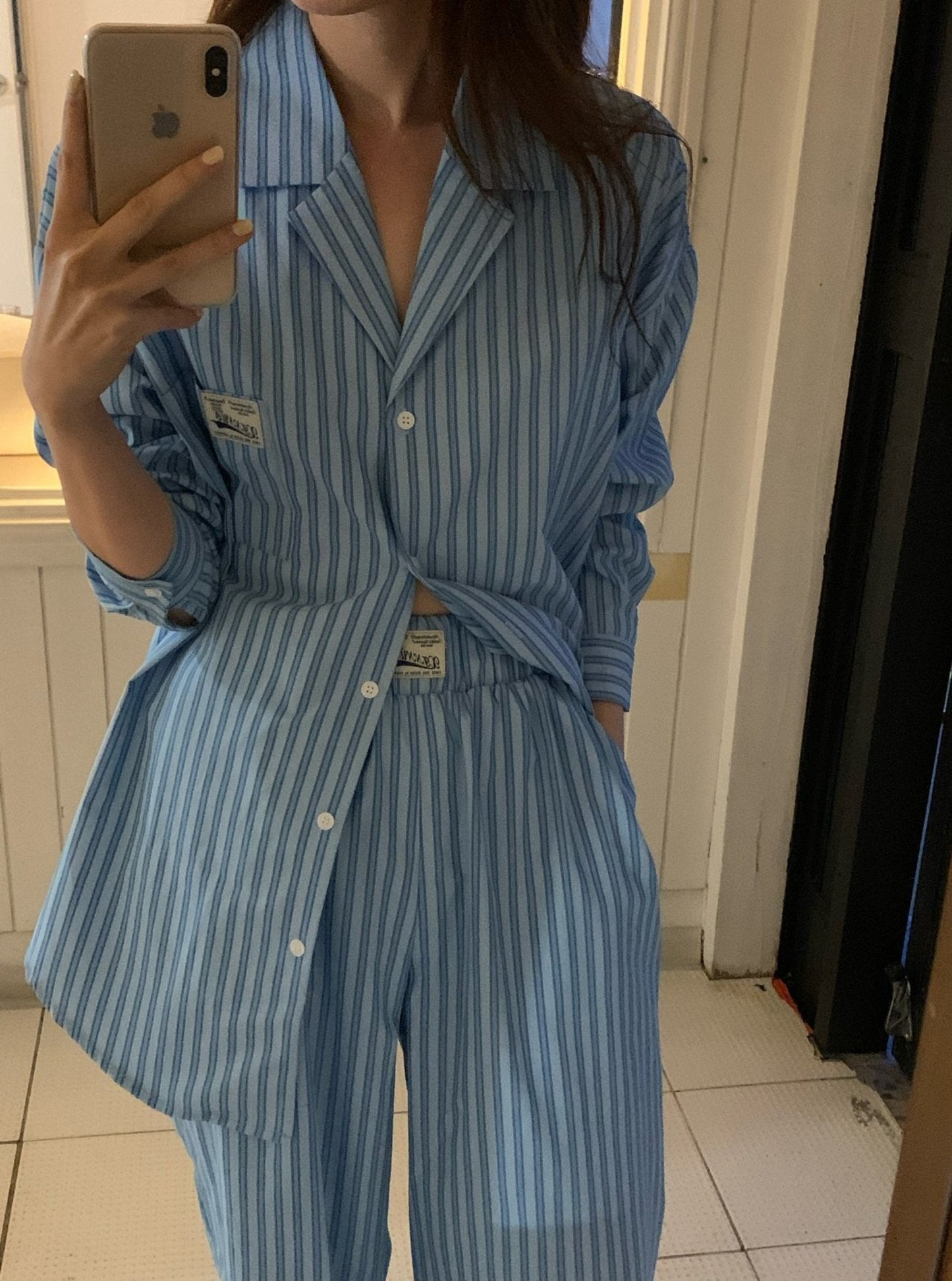 Stripe Pajama Set