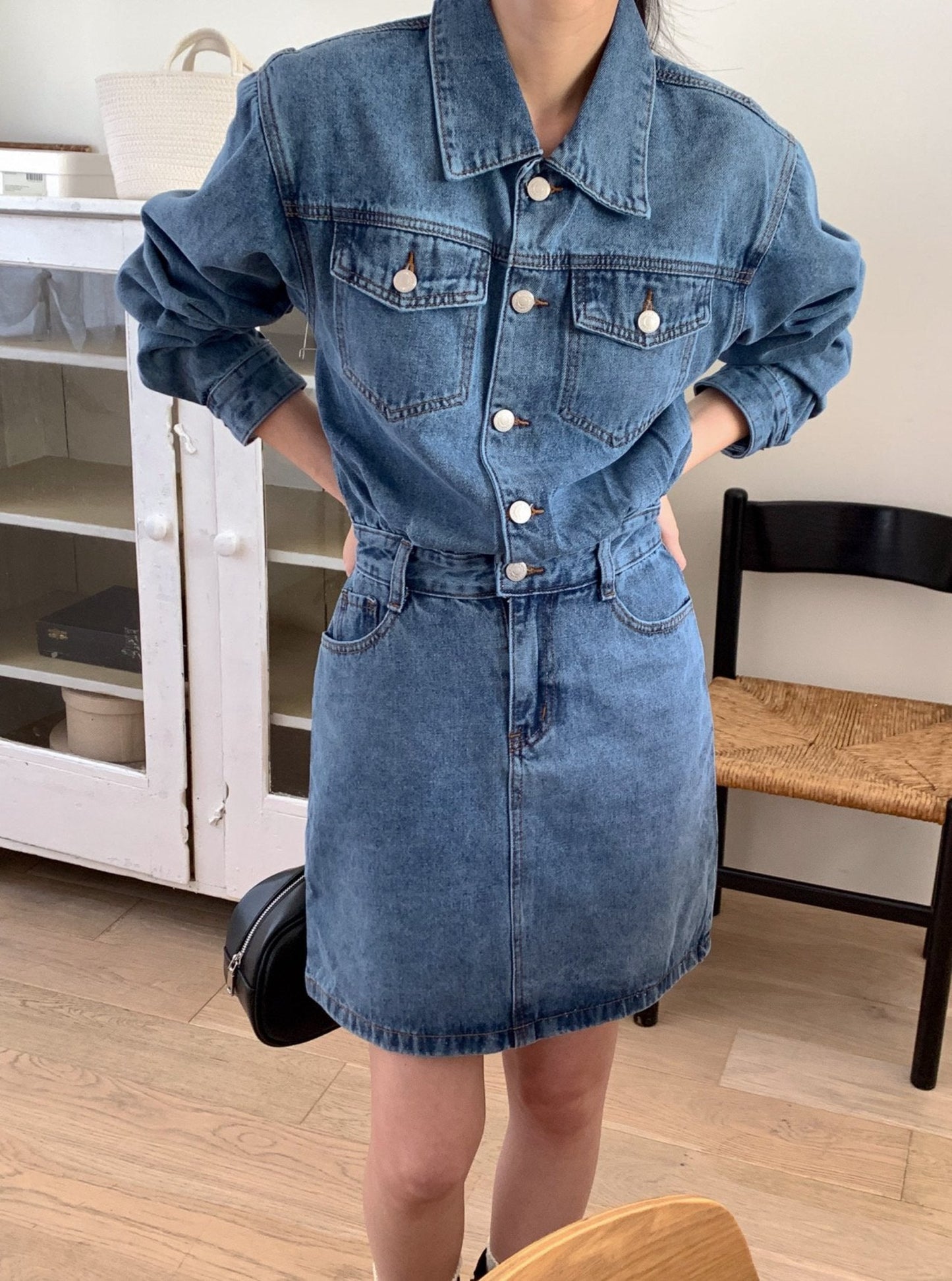 Denim Shirt Dress