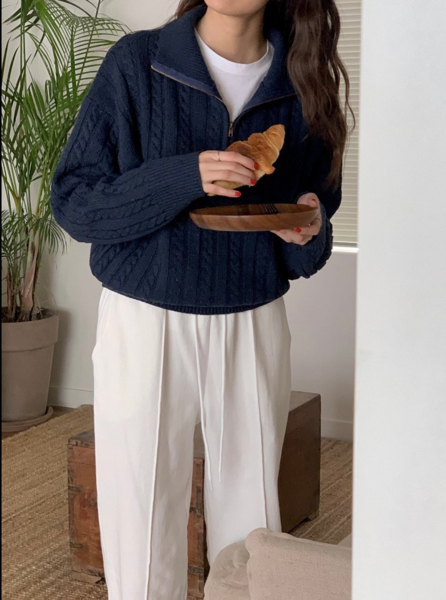 Cabel Half Zip Sweater