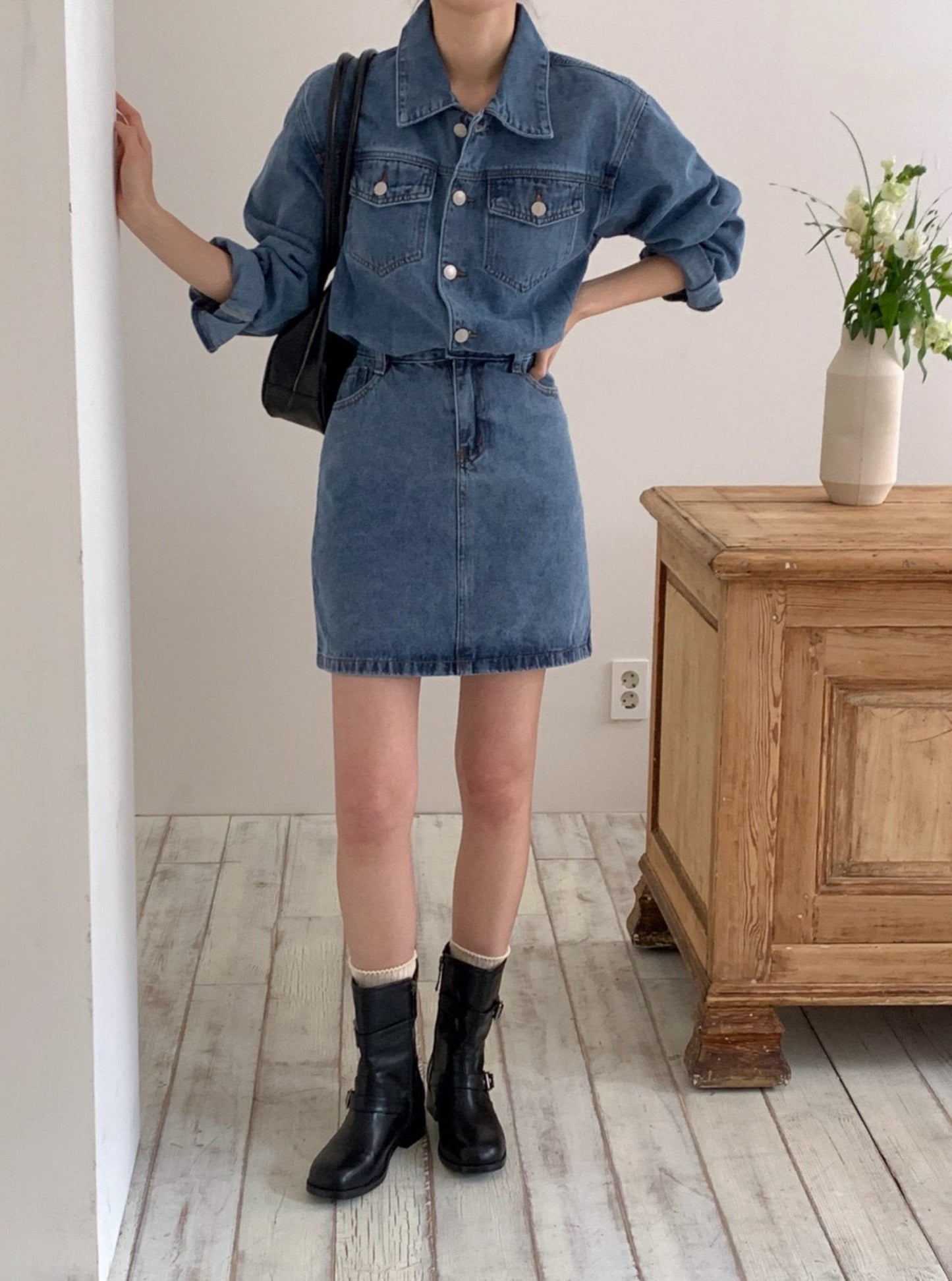 Denim Shirt Dress