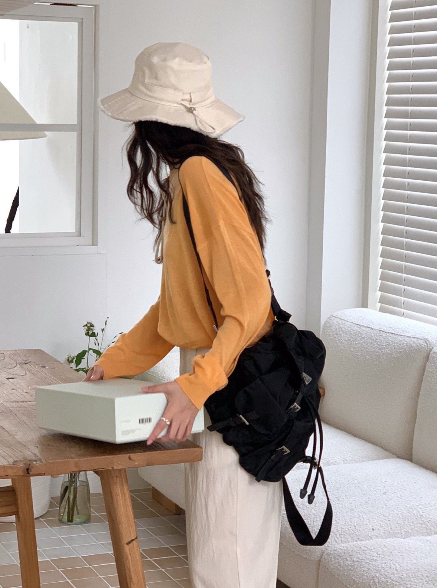 Linen Knit Top