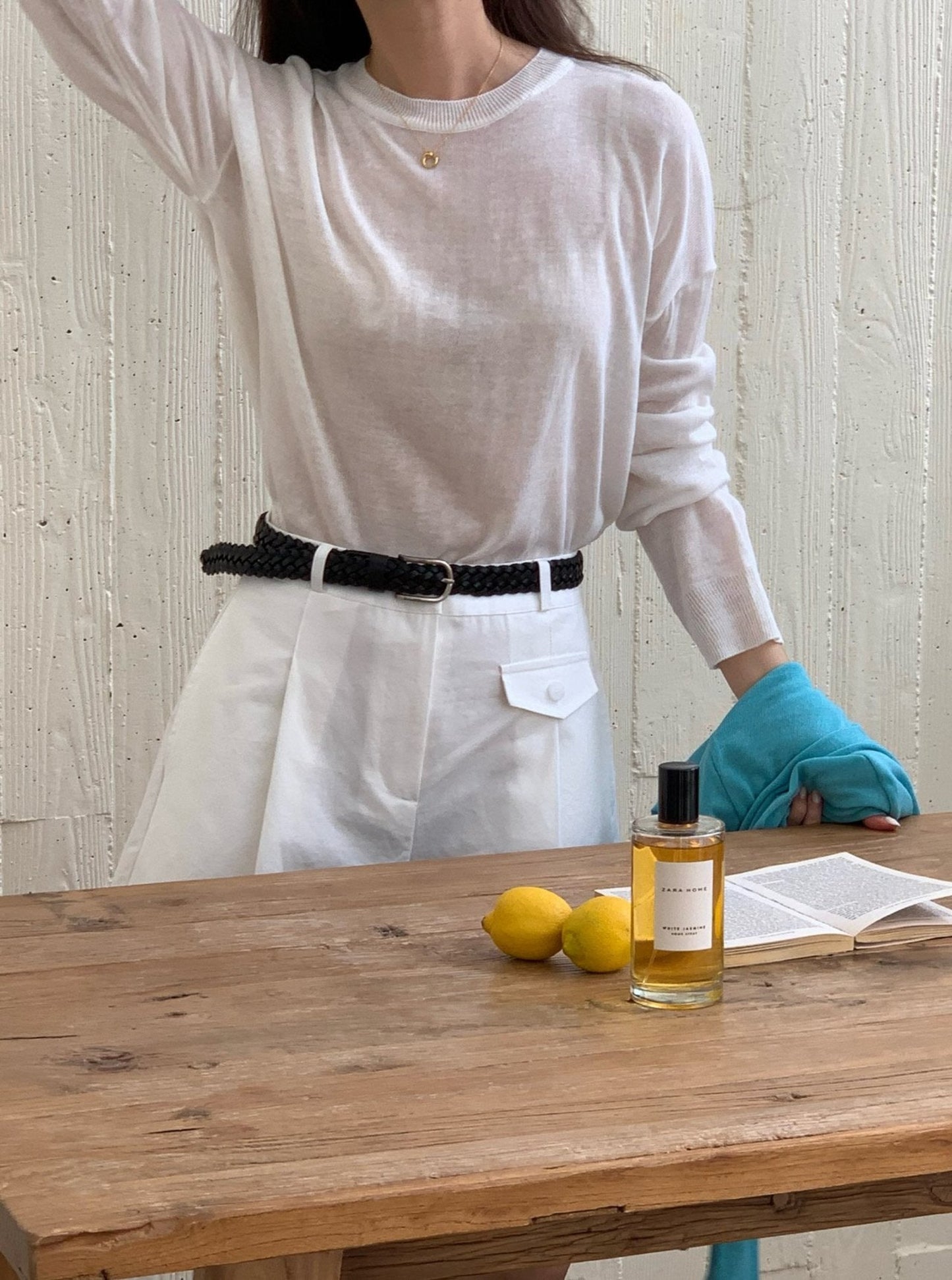 Linen Knit Top
