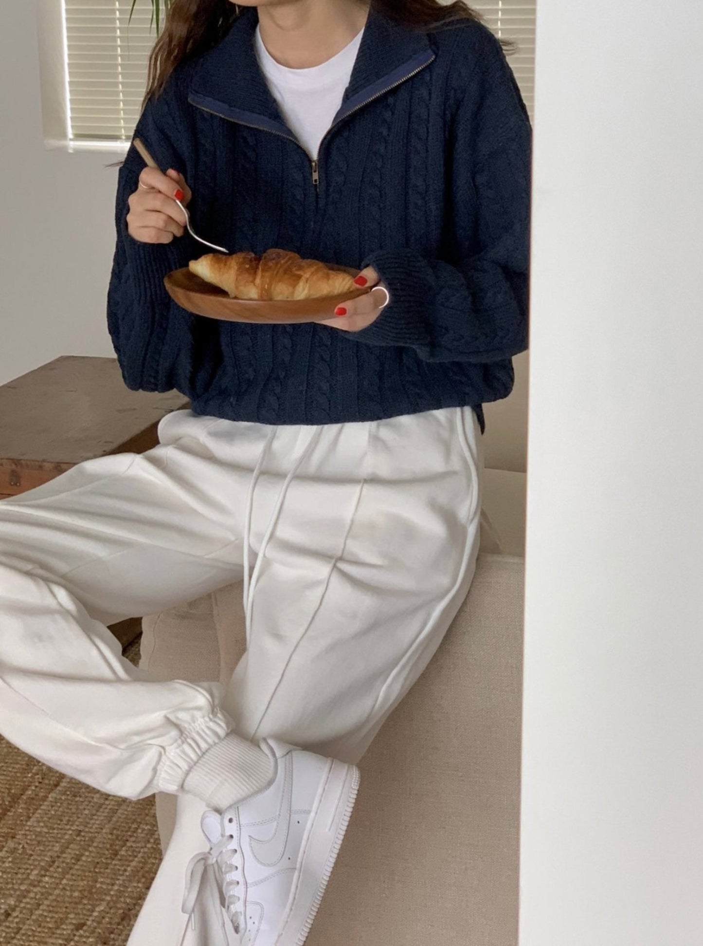 Cabel Half Zip Sweater