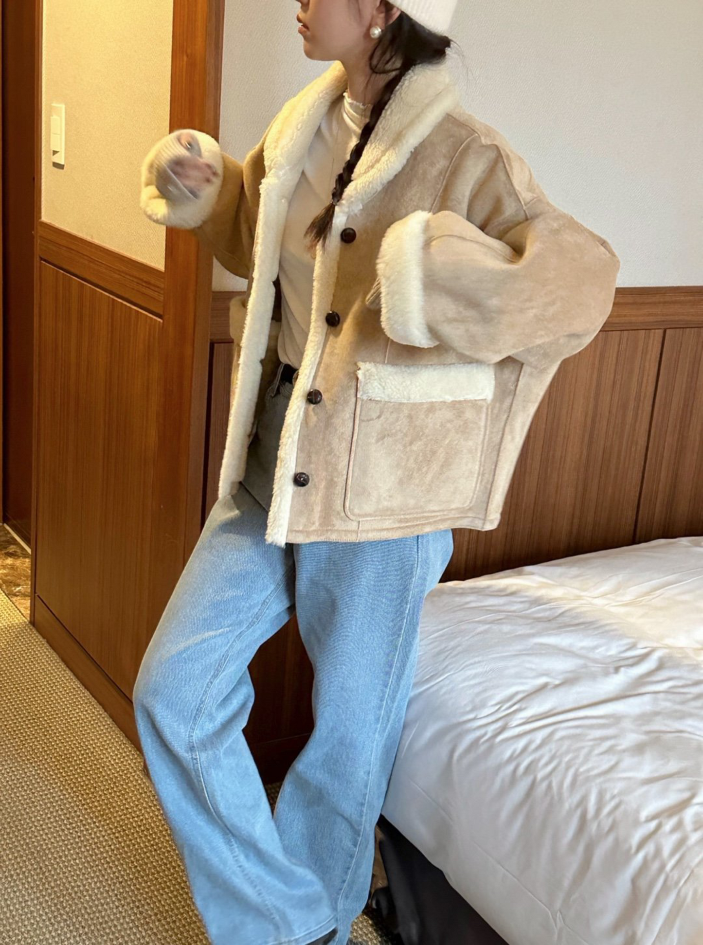 Reversible Shearling Jacket