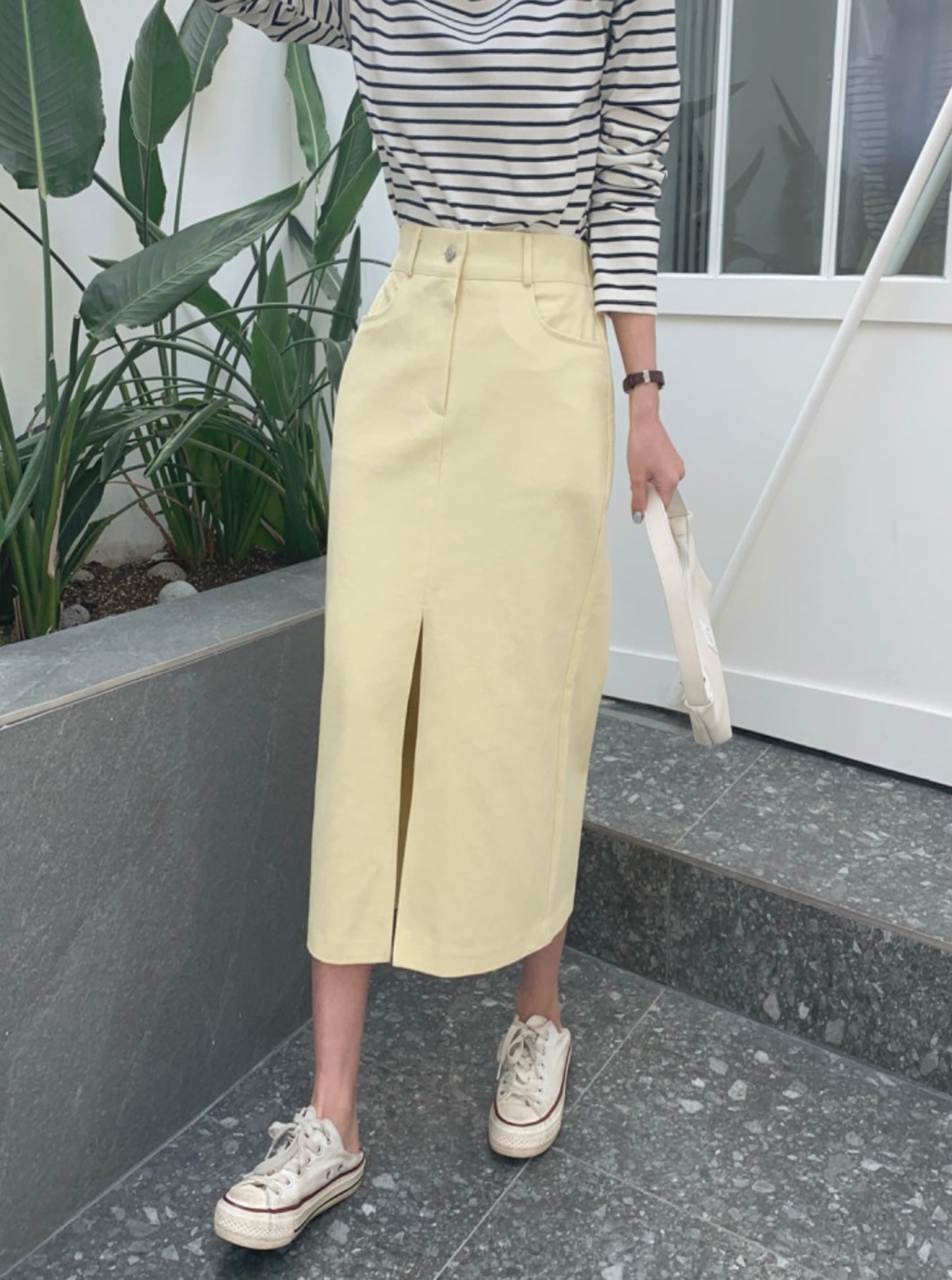 Slit Long Skirt