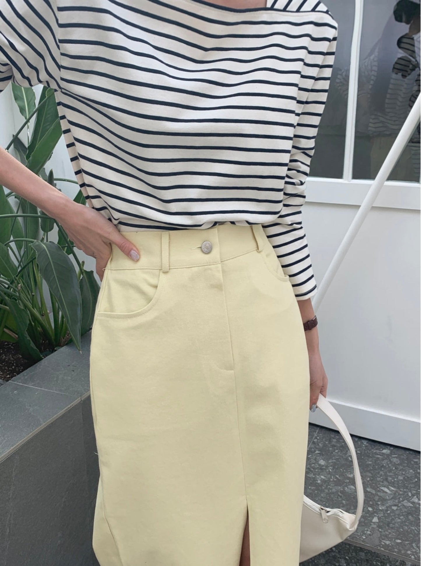 Slit Long Skirt