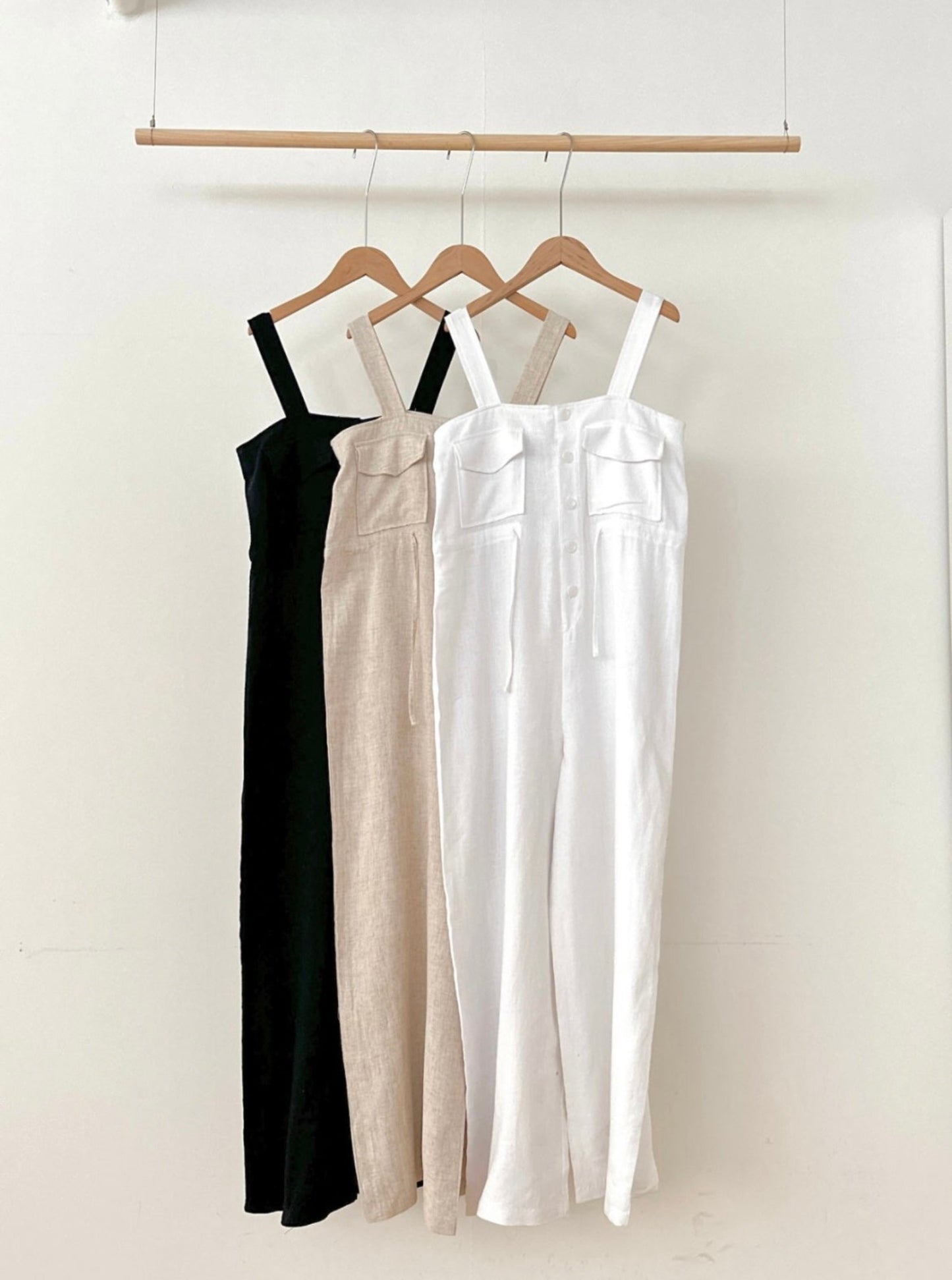 Sleeveless Linen Jumpsuit