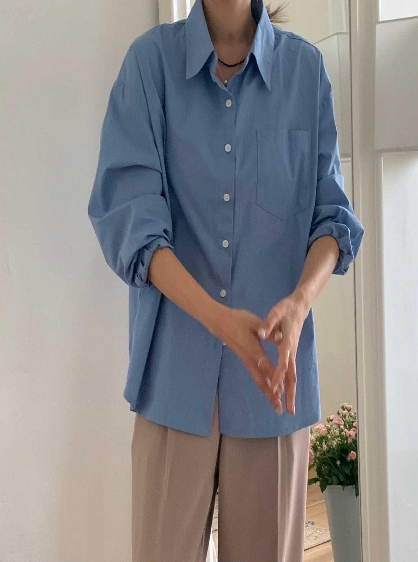 Cotton Oversized Shirt