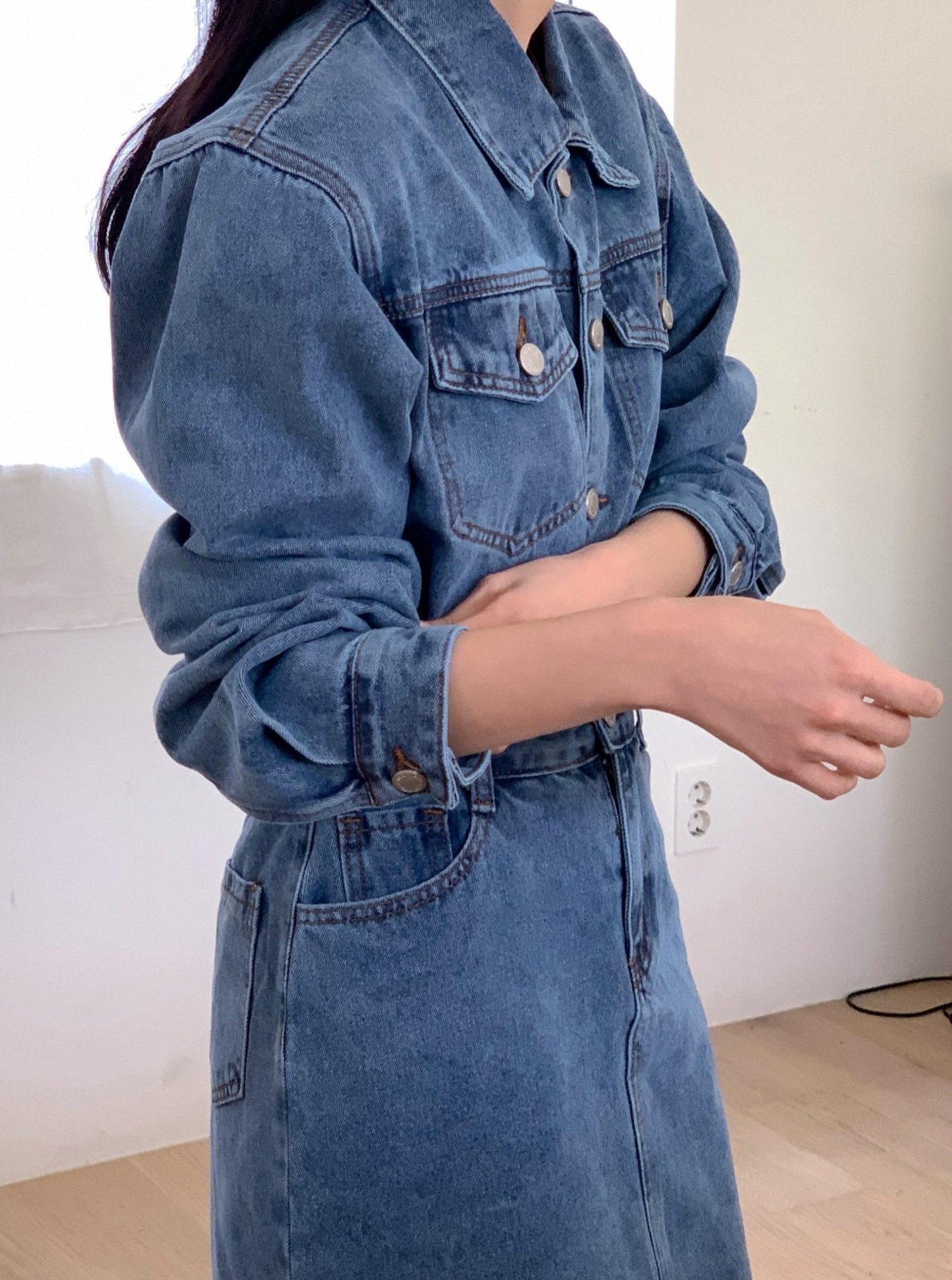 Denim Shirt Dress