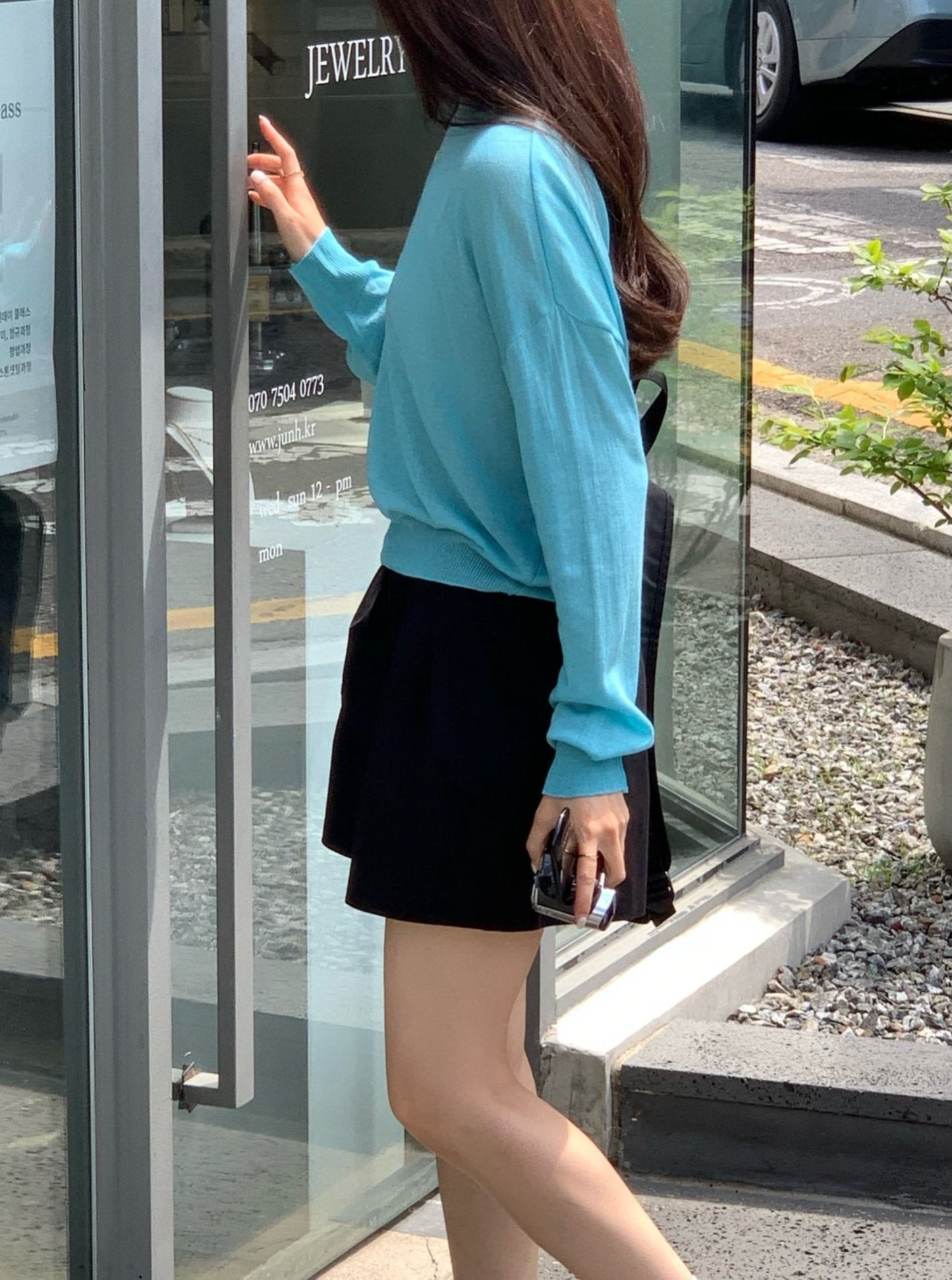 Linen Knit Top