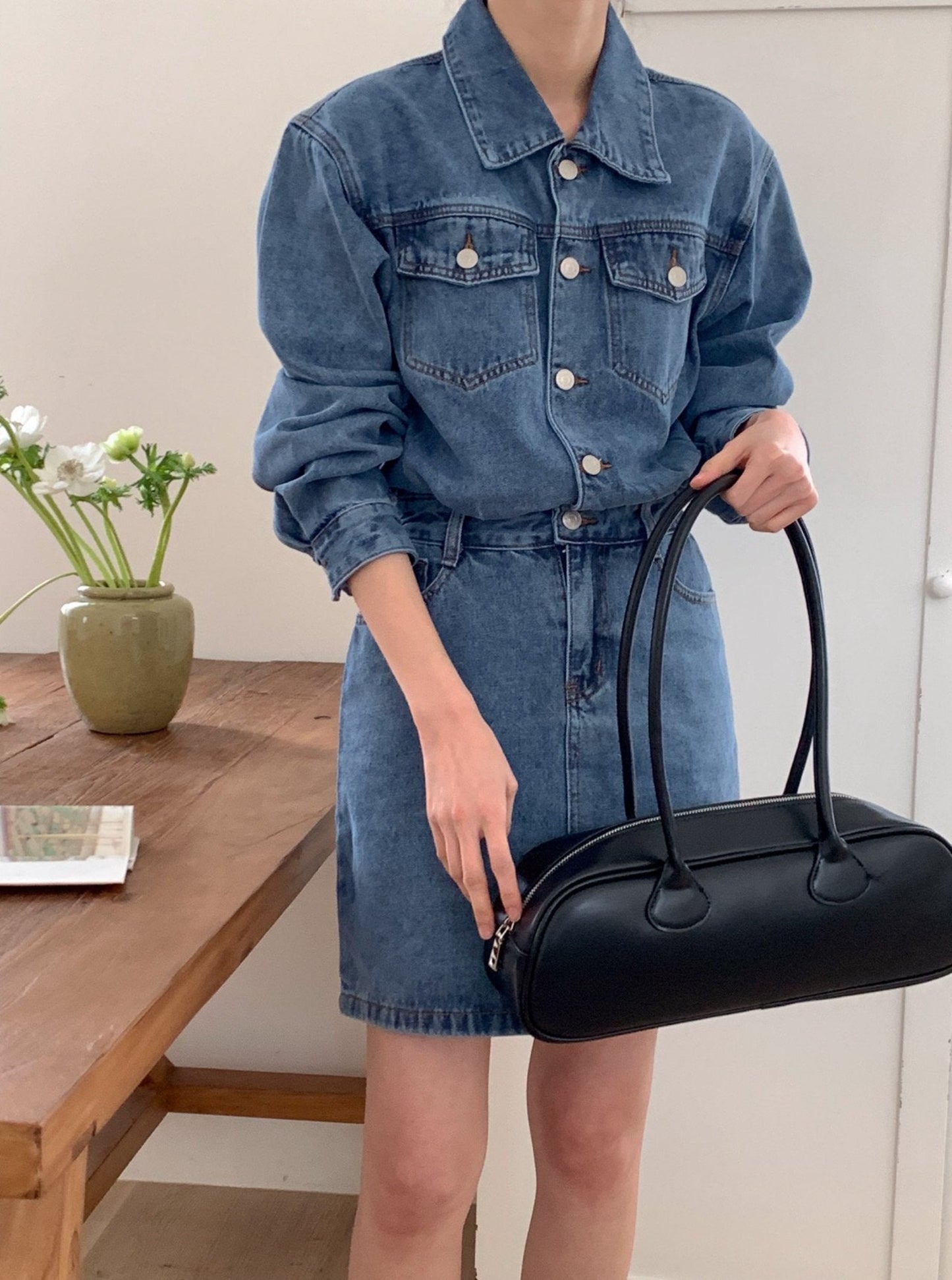 Denim Shirt Dress