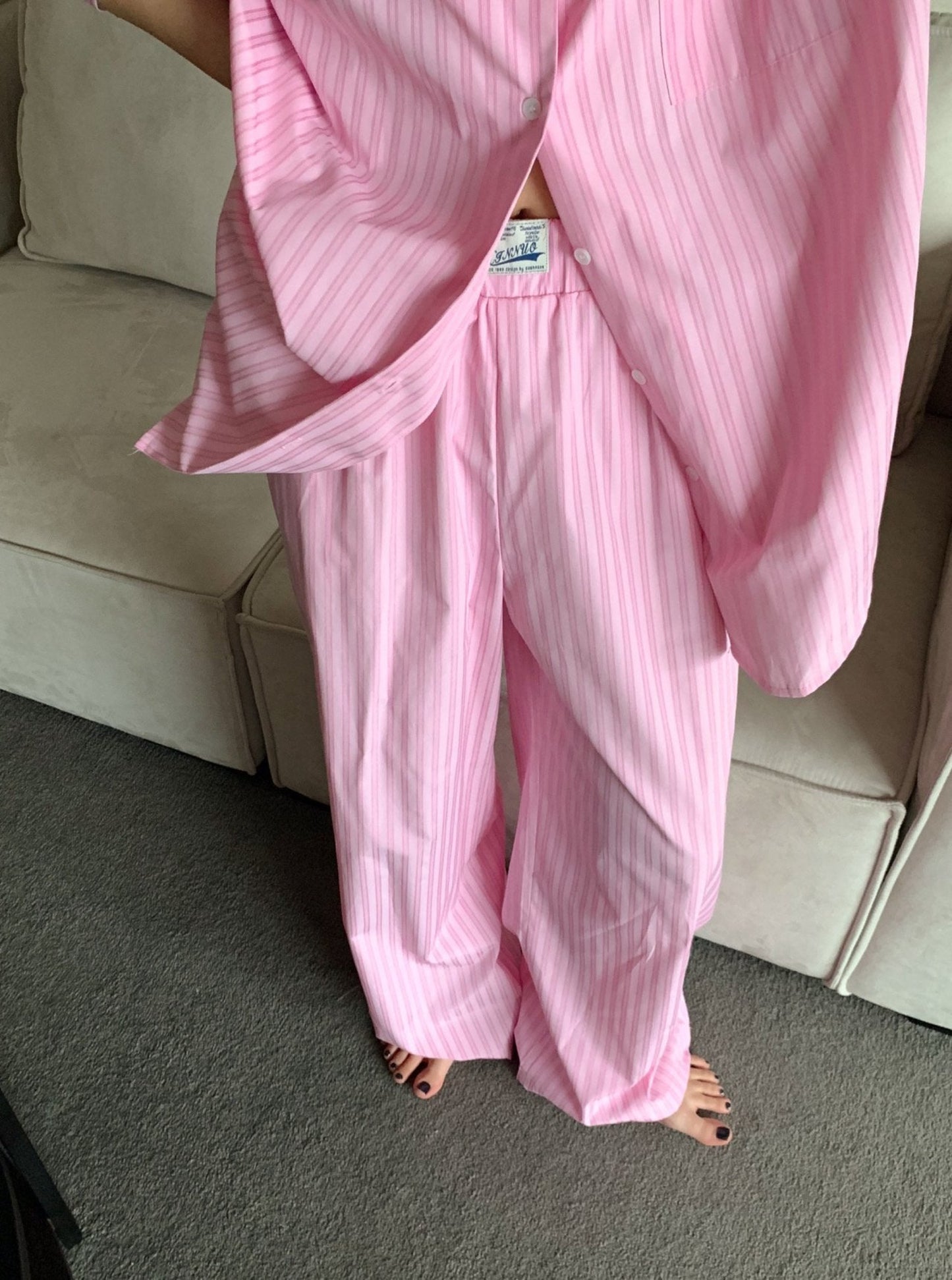 Stripe Pajama Set