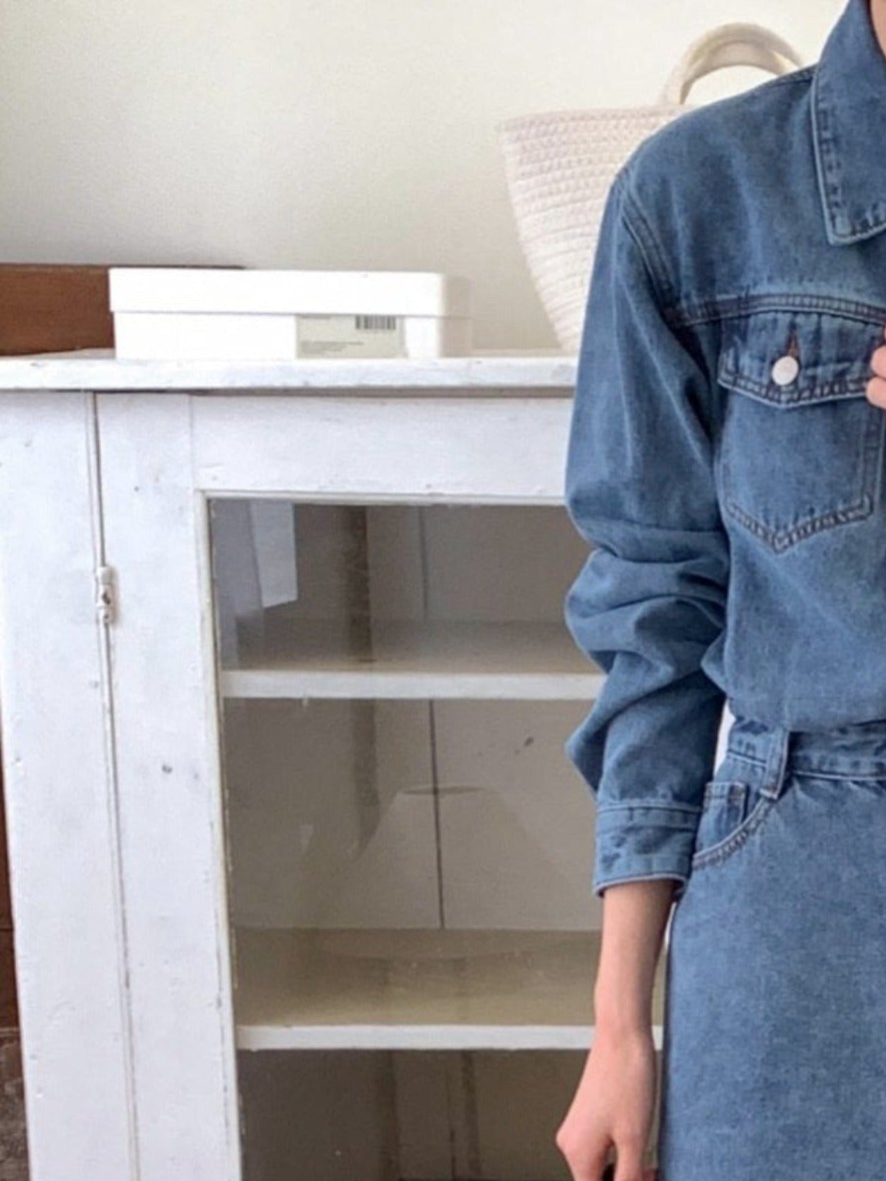 Denim Shirt Dress