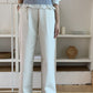 Cotton Pleated Trouser