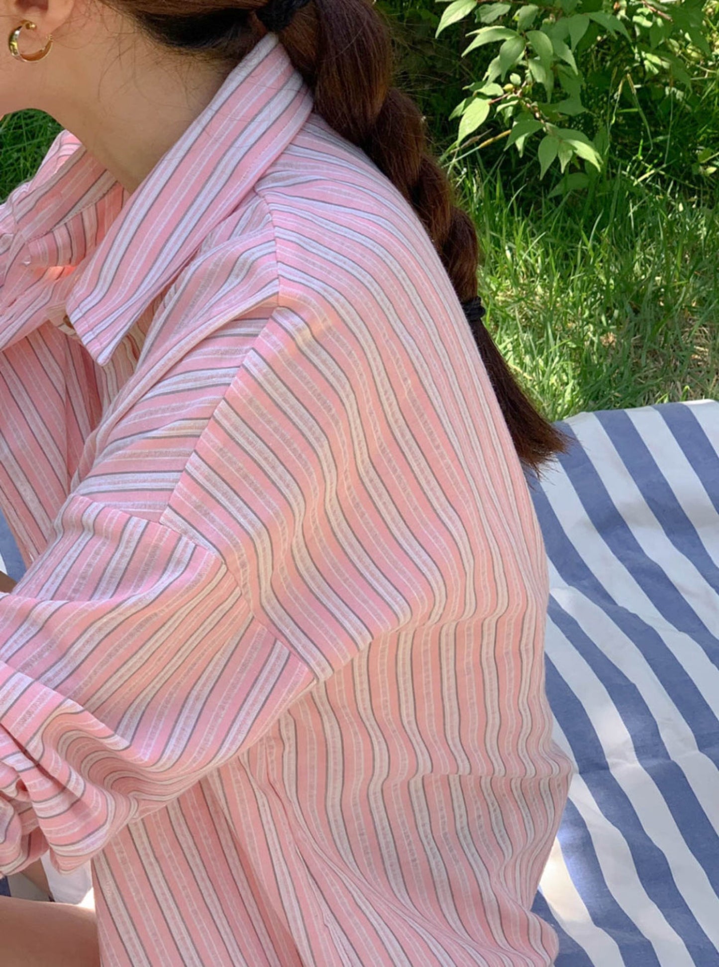 Oversized Stripe Shirt