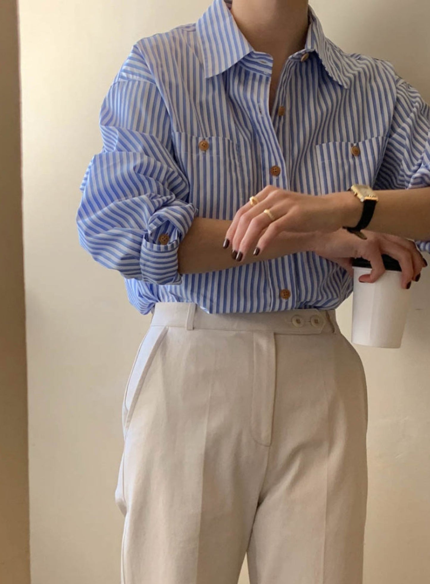 Oversized Stripe Shirt