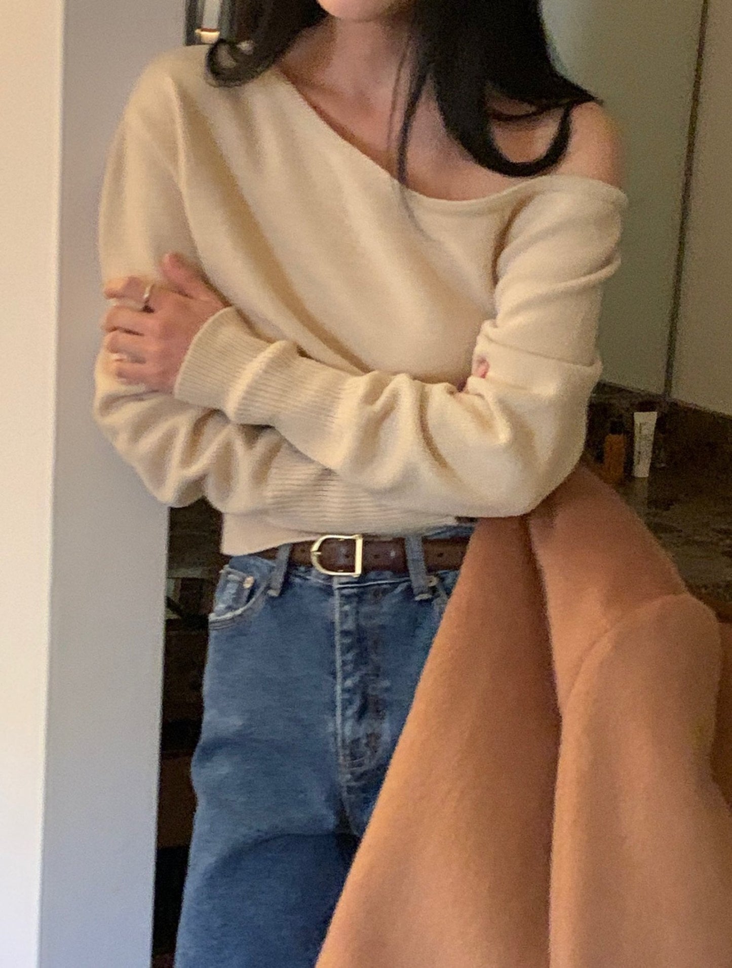 One Shoulder Sweater
