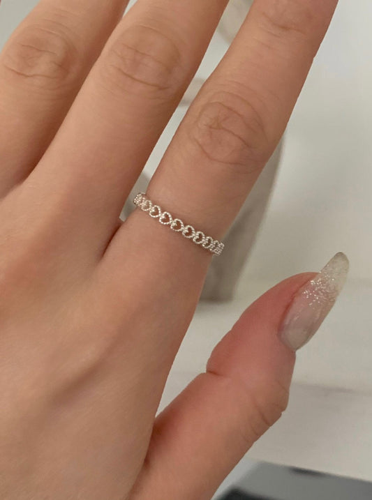 925 Silver Mini Heart Ring