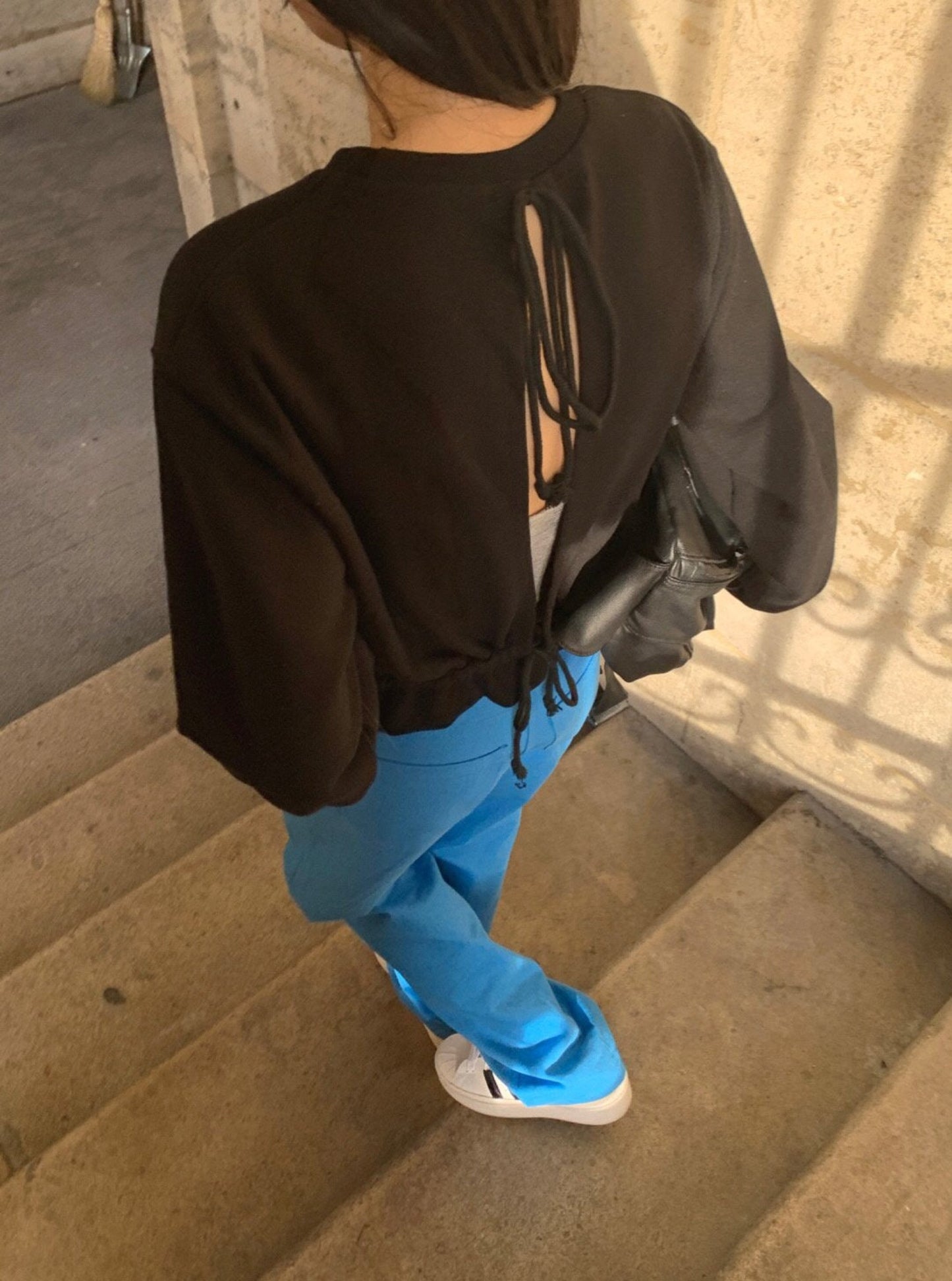 Backless Sweatshirt