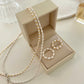 925 Silver Pearl Mixed  Necklace