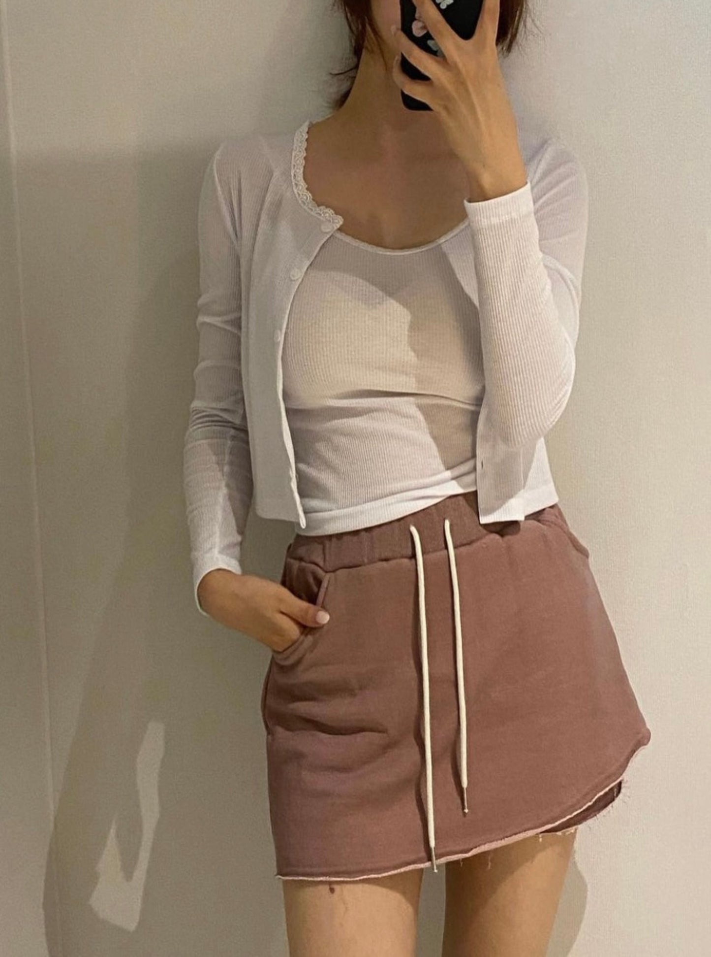 Washed Training Skort