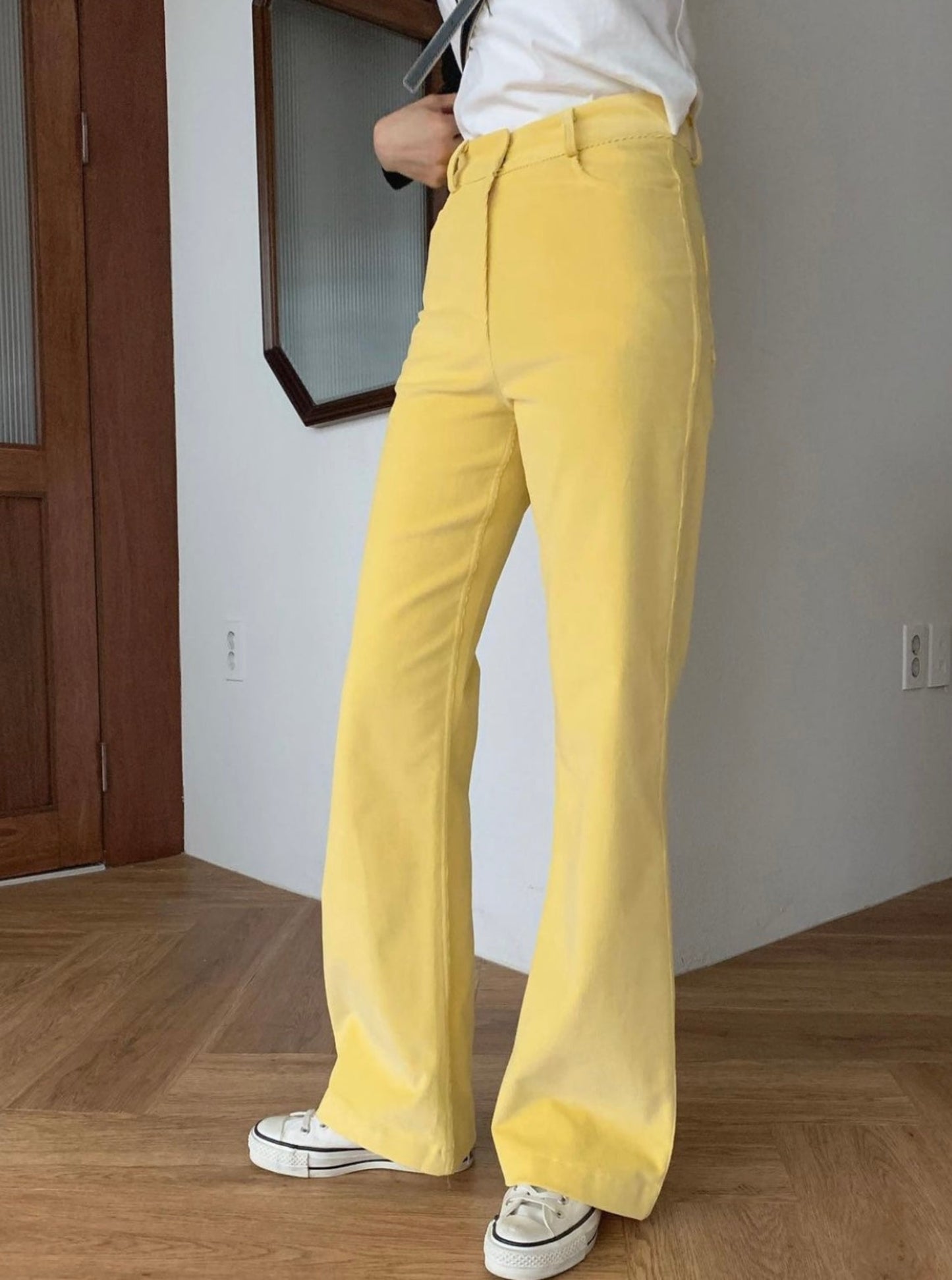 Corduroy Bootcut Pants