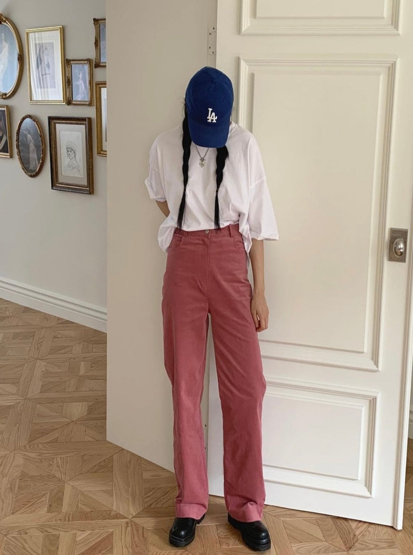 Corduroy Straight Pants