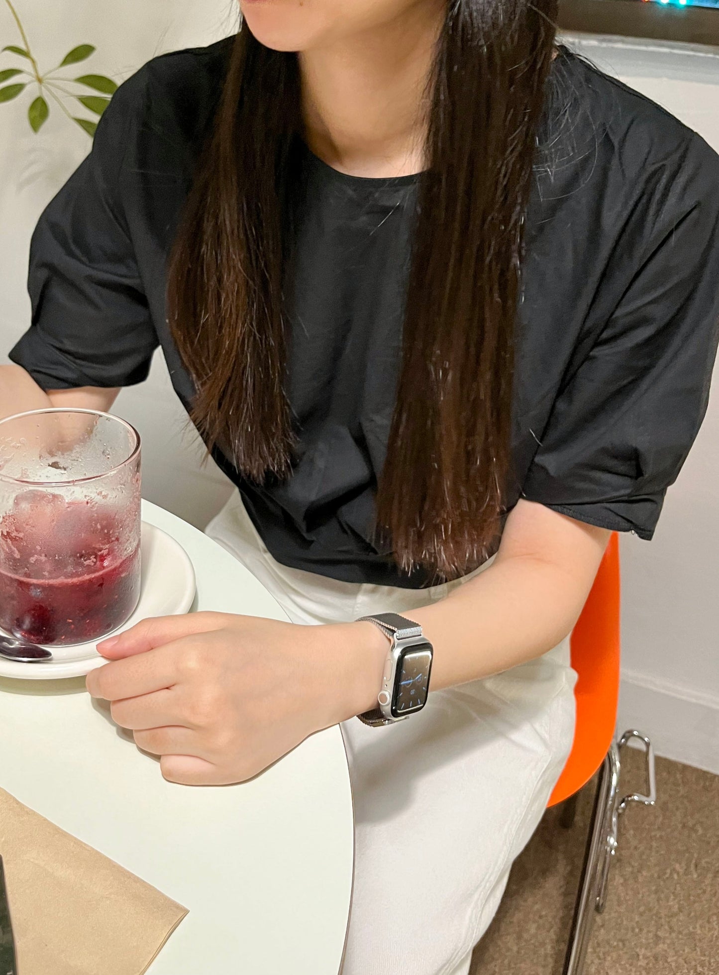 Back Tie Cropped Blouse