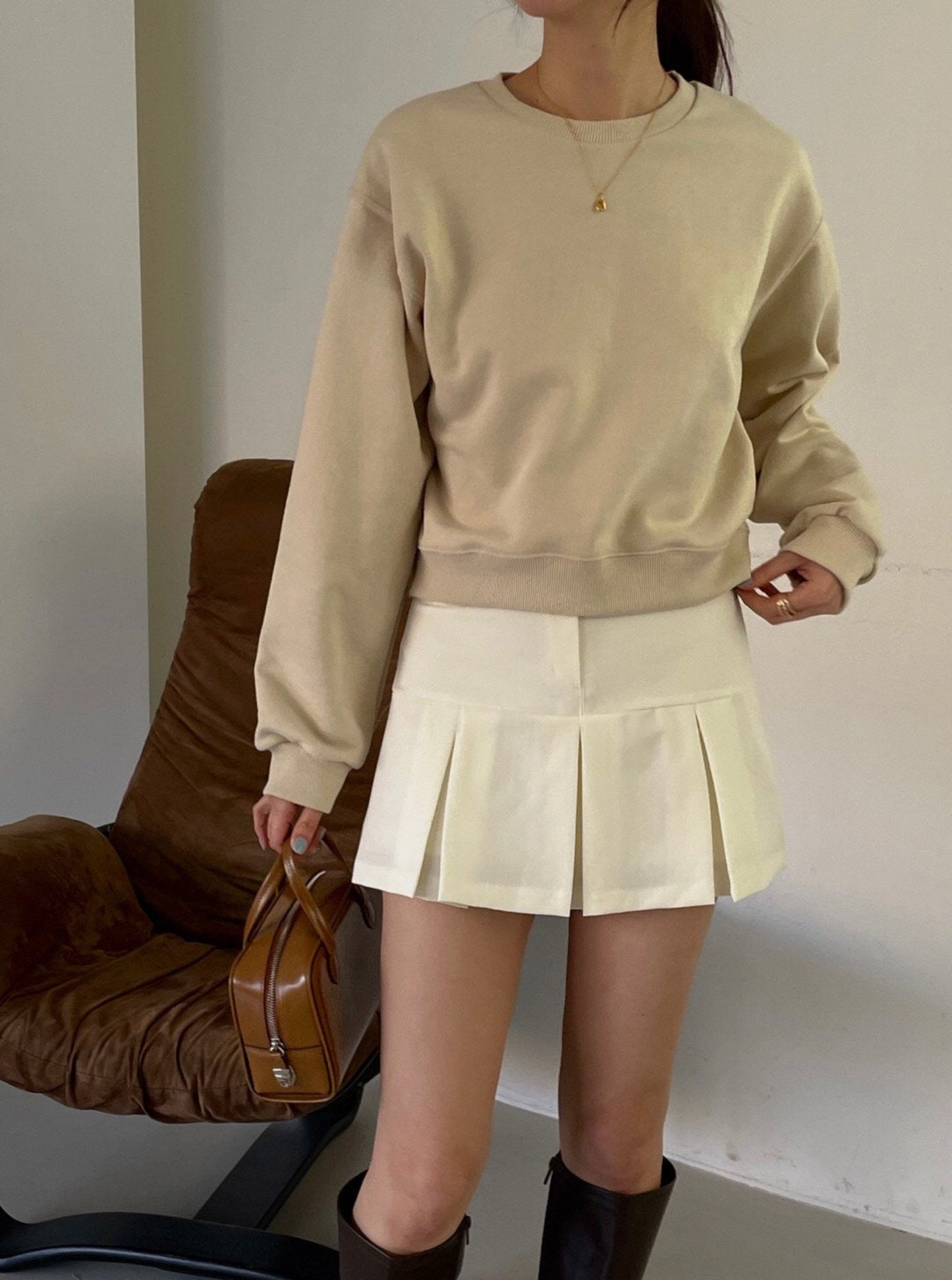 Backless Sweatshirt