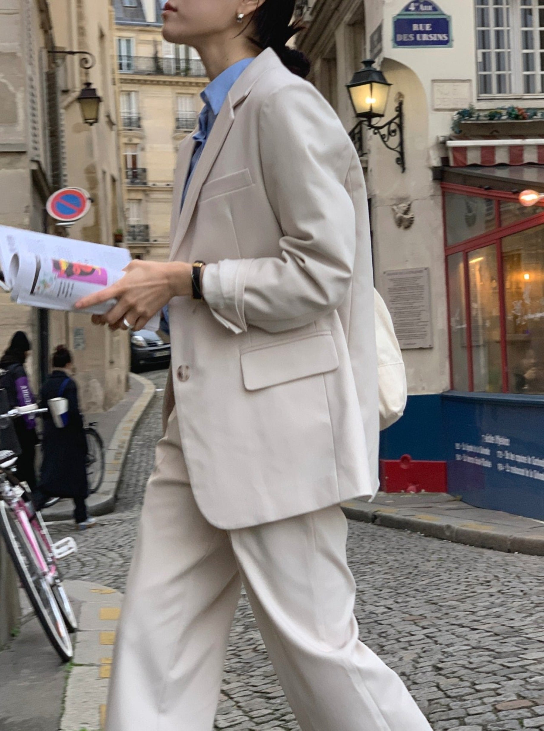 Women's Oversized Blazer - Main Image