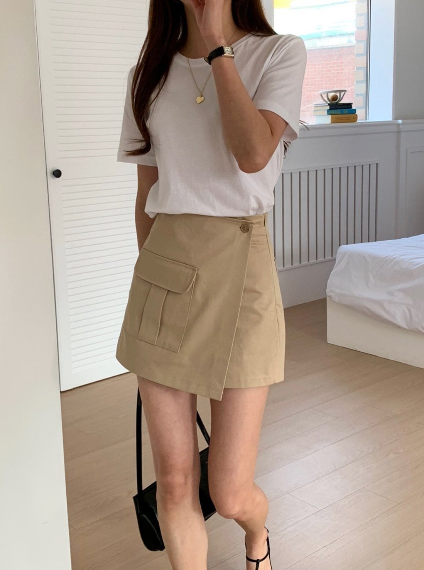 Utility Wrap Skort