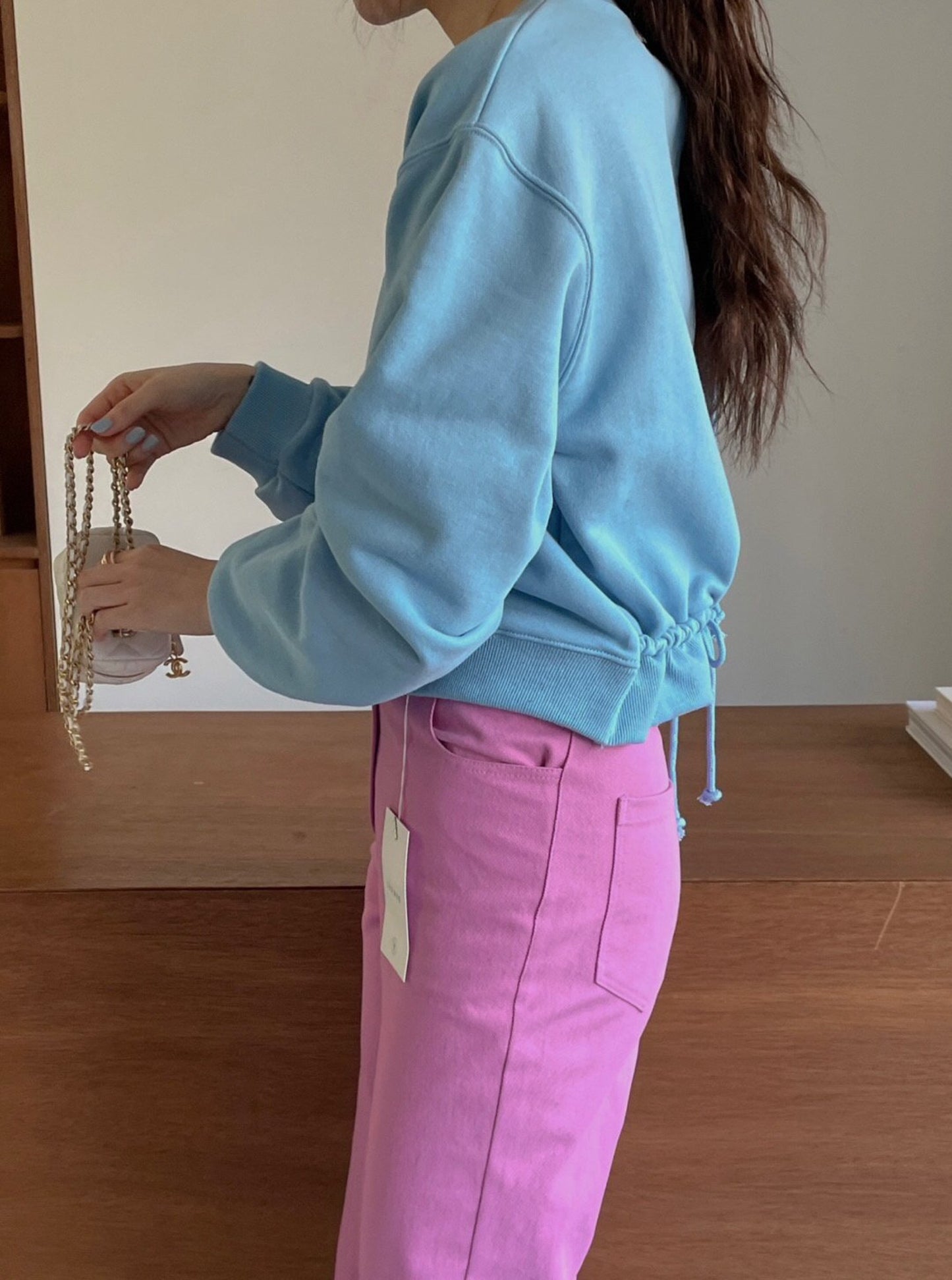 Backless Sweatshirt