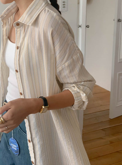 Oversized Stripe Shirt