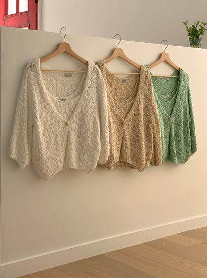 Cardigan Cami Set