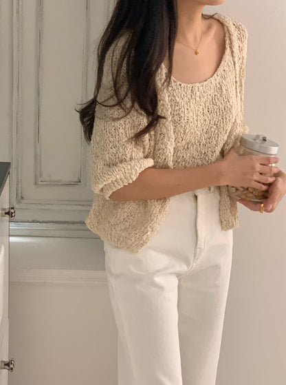 Cardigan Cami Set