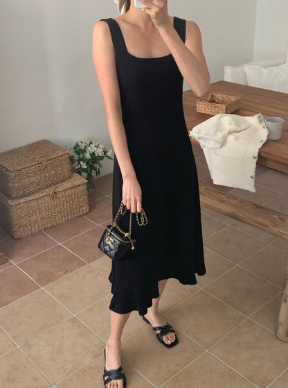 Sleeveless Knit Midi Dress