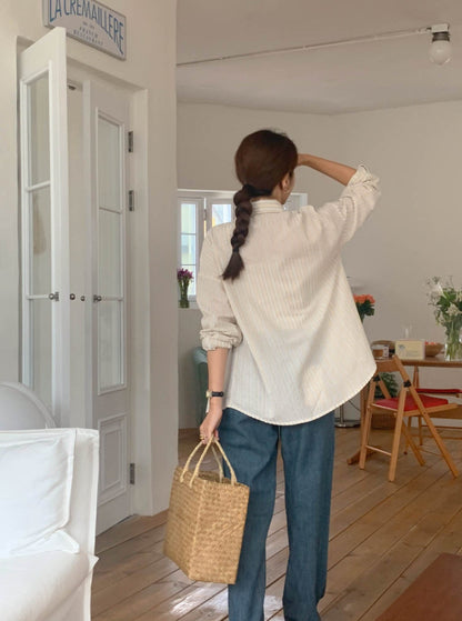 Oversized Stripe Shirt