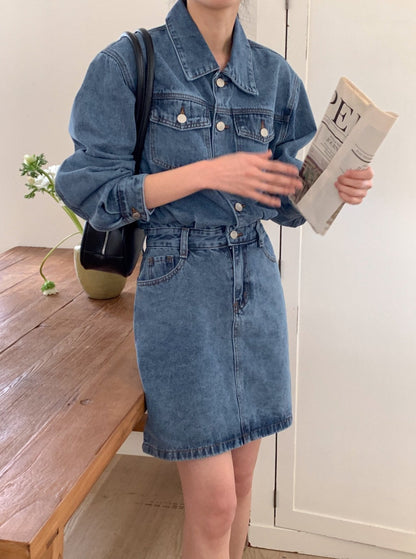 Denim Shirt Dress