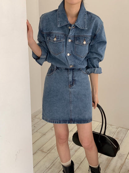 Denim Shirt Dress