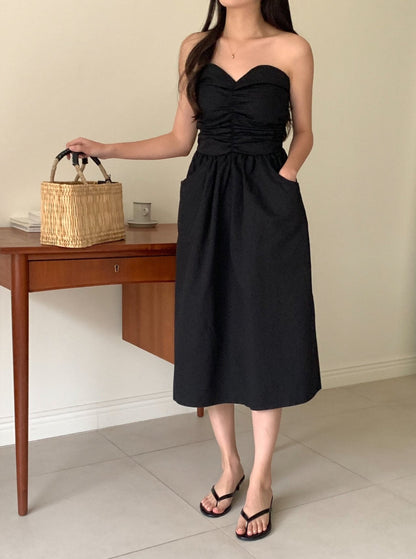 Tube Top Midi Dress