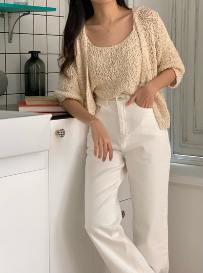 Cardigan Cami Set