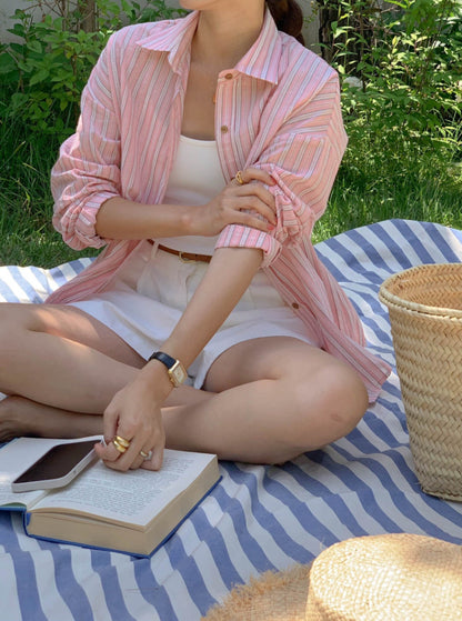 Oversized Stripe Shirt