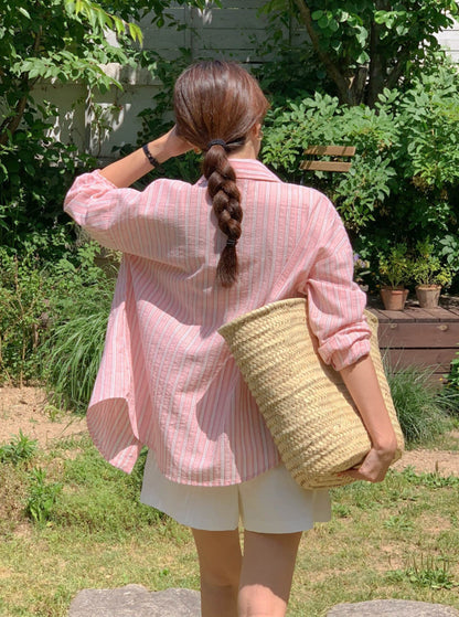 Oversized Stripe Shirt