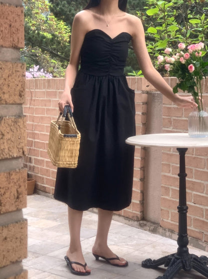 Tube Top Midi Dress